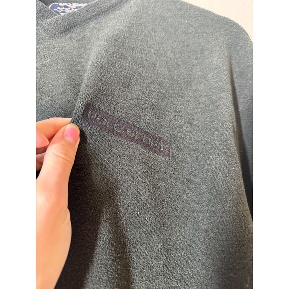 Vintage Ralph Lauren Polo Sport Terry Cloth Sweatshirt Mens Sz M Preppy Varsity - Picture 2 of 7